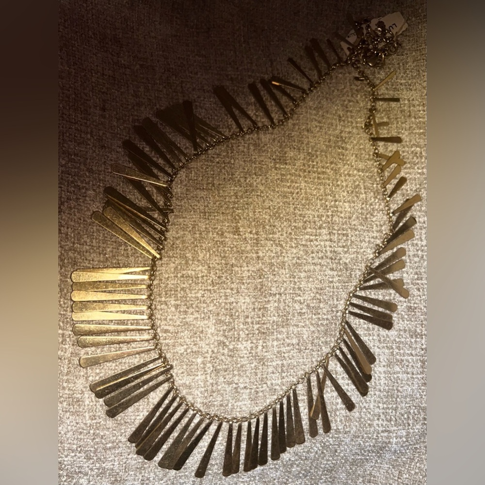 Lucky Brand Gold-Tone Geometric Necklace